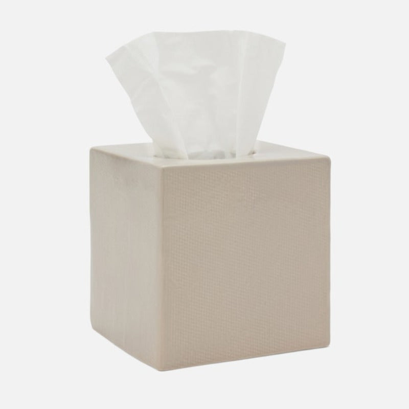 Tissue Box: Cordoba / Sand Burlap