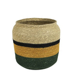 Baskets - Medina striped seagrass