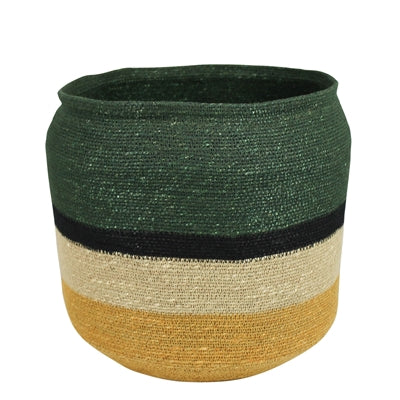 Baskets - Medina striped seagrass