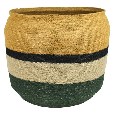 Baskets - Medina striped seagrass