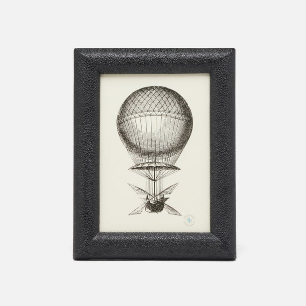 Frame Oxford Blanc BR Faux Shagreen 5x7