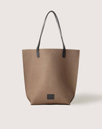 Hana Merino Wool Tote - Cumin Black