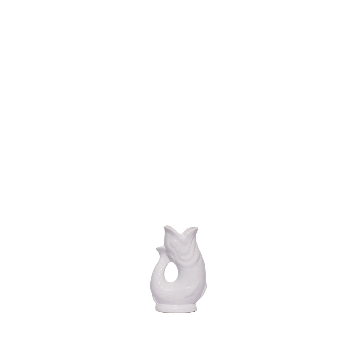 White Gluggle Jug