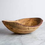 18" SPALTED MAPLE OVAL BOWL
