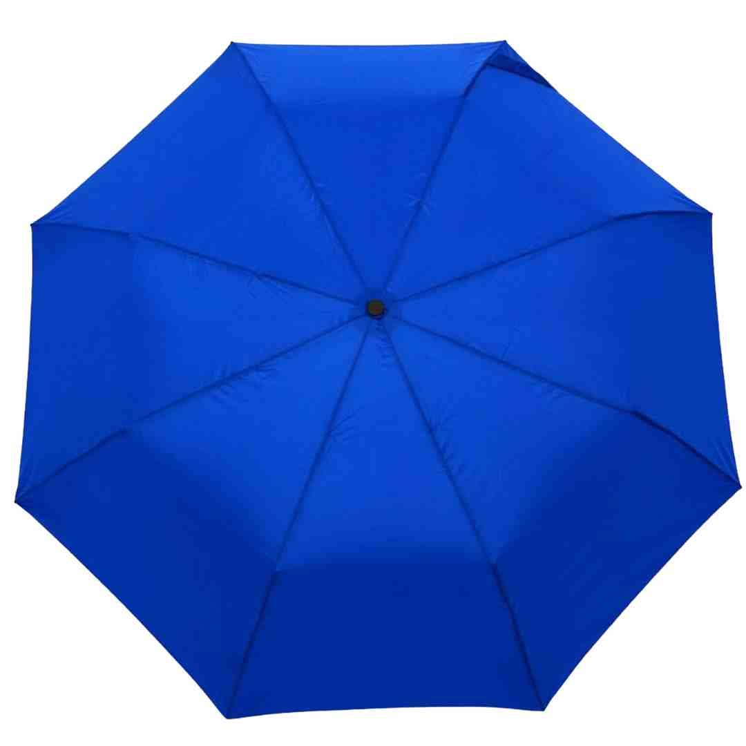 Umbrella Royal Blue Compact Eco-Friendly Wind Resistant