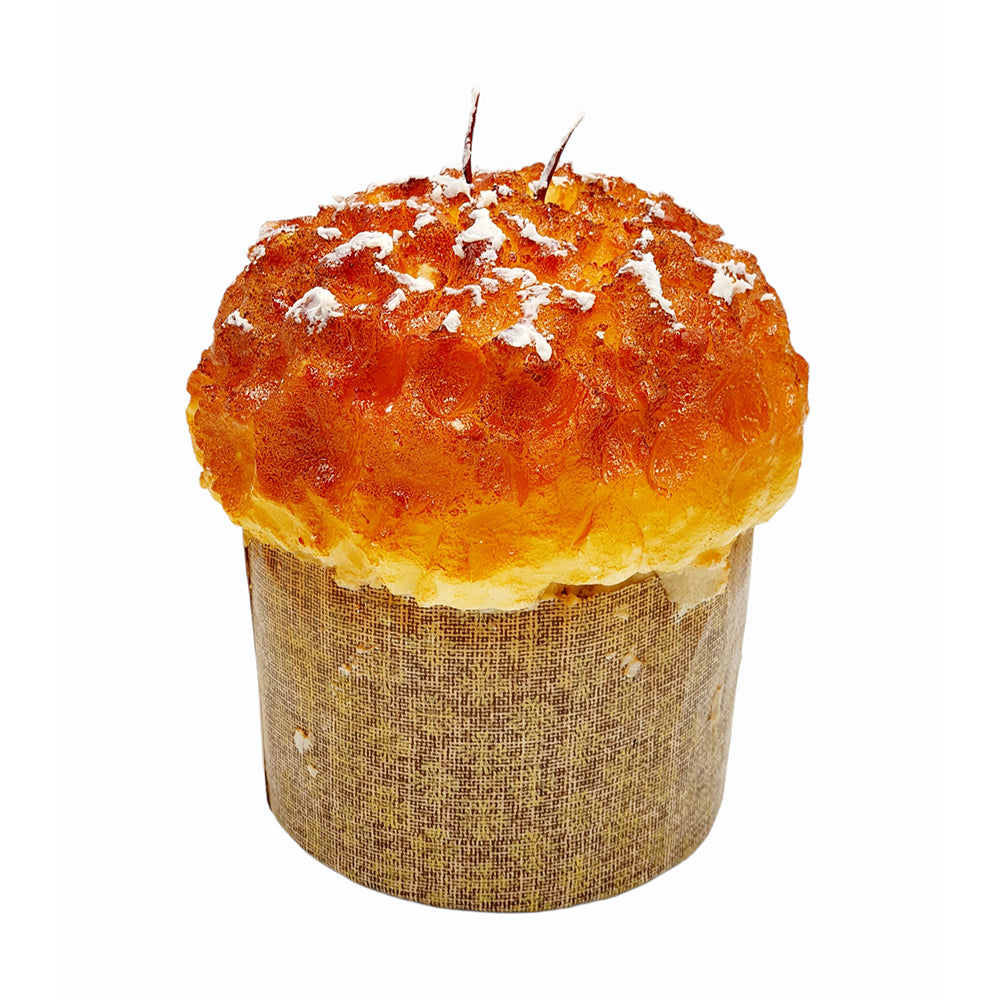 Candle Small Panettone 6.5"h x5"w