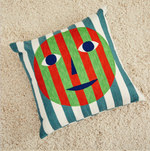 Everybody Embroidered Pillow, 18x18"