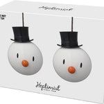 Hoptimist Holiday Snowman Ornament - set of 2