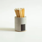 Match Striker Concrete Cylinder: Grey