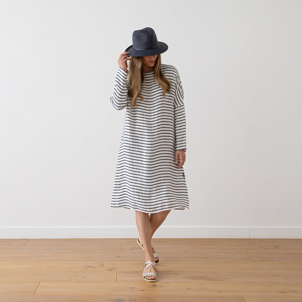 Tunic Nice White/Navy Stripe S