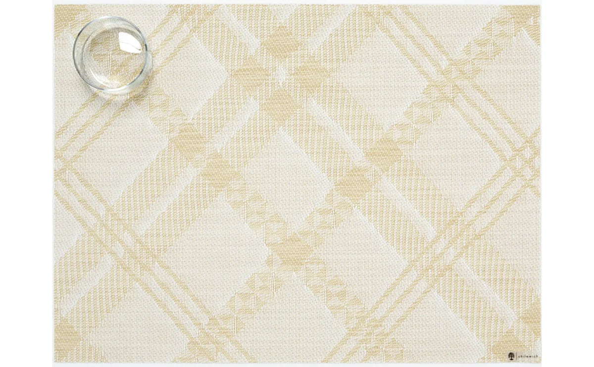 Placemat Ribbons Wheat Rectangle