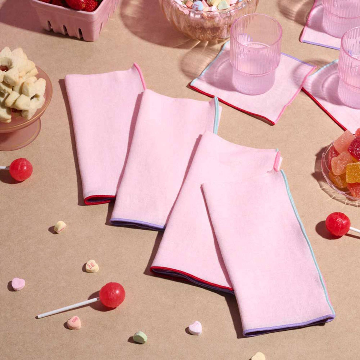 Napkins Candy Crush Linen | Set of 4