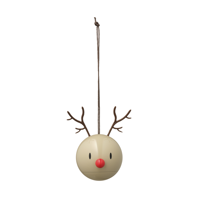 Hoptimist Holiday Reindeer Ornament - set of 2