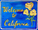 Welcome to California Sign Postcard
