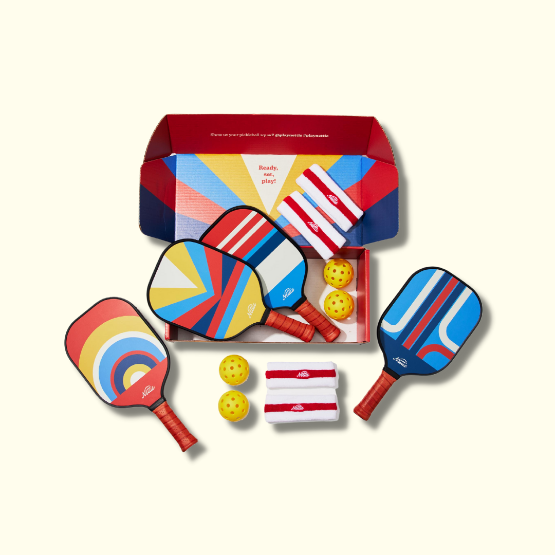 Pickleball Set - 4 Pack - Classic Collection