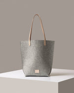 Hana Merino Wool Tote in Granite