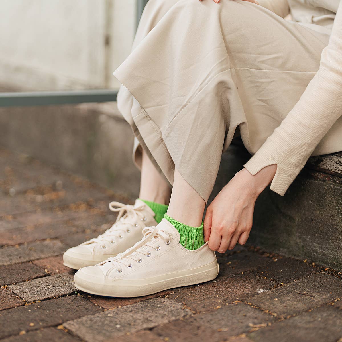 Socks Linen Cotton Anklet