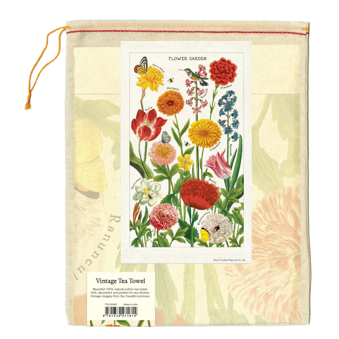 Tea Towel Flower Garden