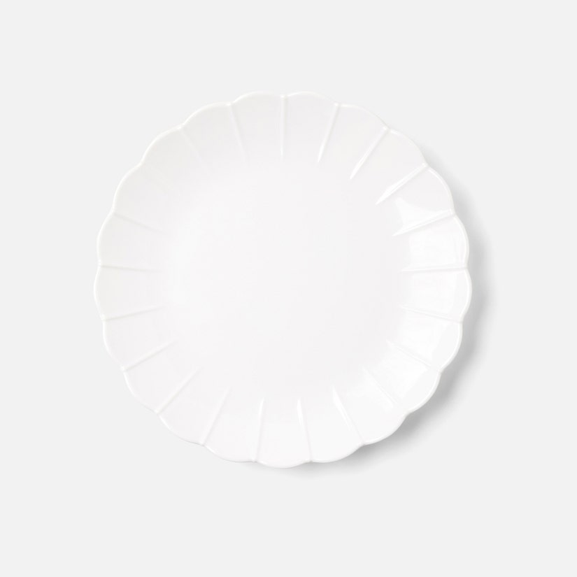 Platter Scallop Melamine Round