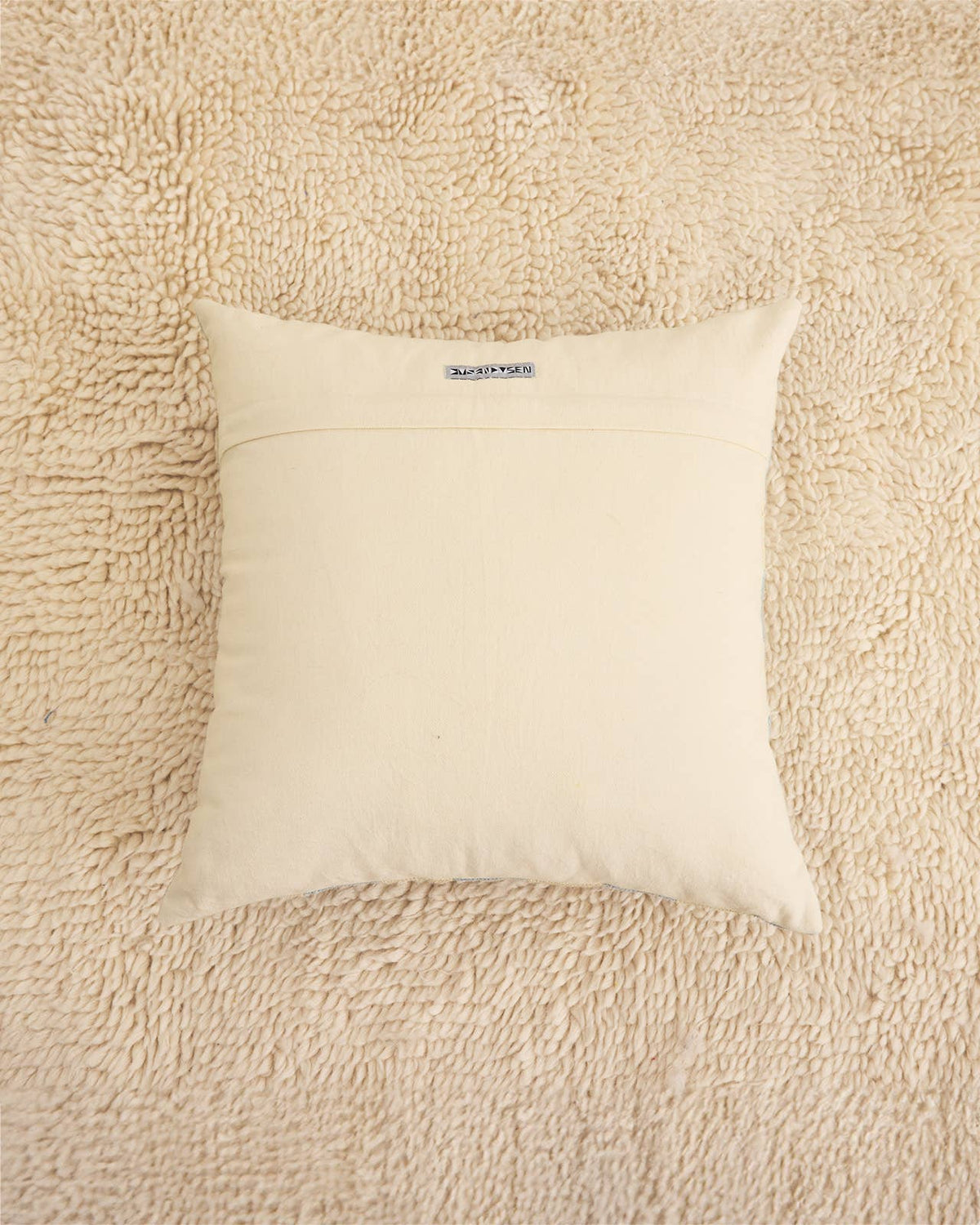 House Embroidered Pillow, 18x18"