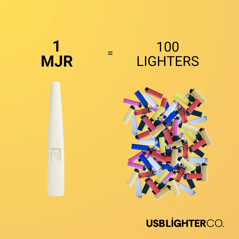 Lighter MJR Electric Arc - White