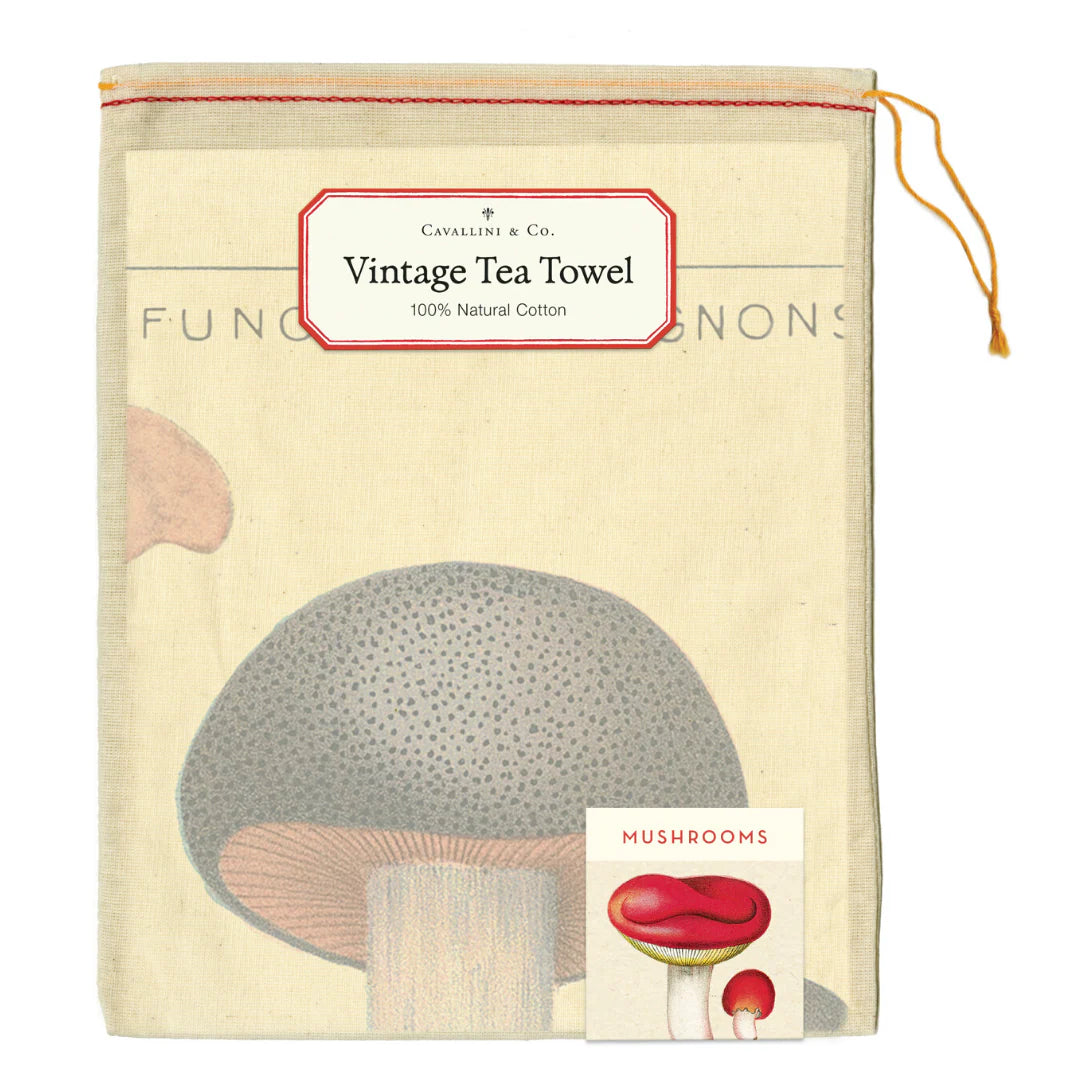 Tea Towel Mushrooms