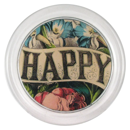 Coaster 6" Happy