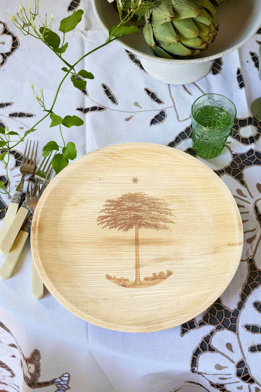 Compostable Palm Leaf Plates | Shade Tree | 6”-12"