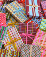 Wrapping Paper Roll/3 sheets - Scallion