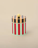 Short Stripe Metal Canister