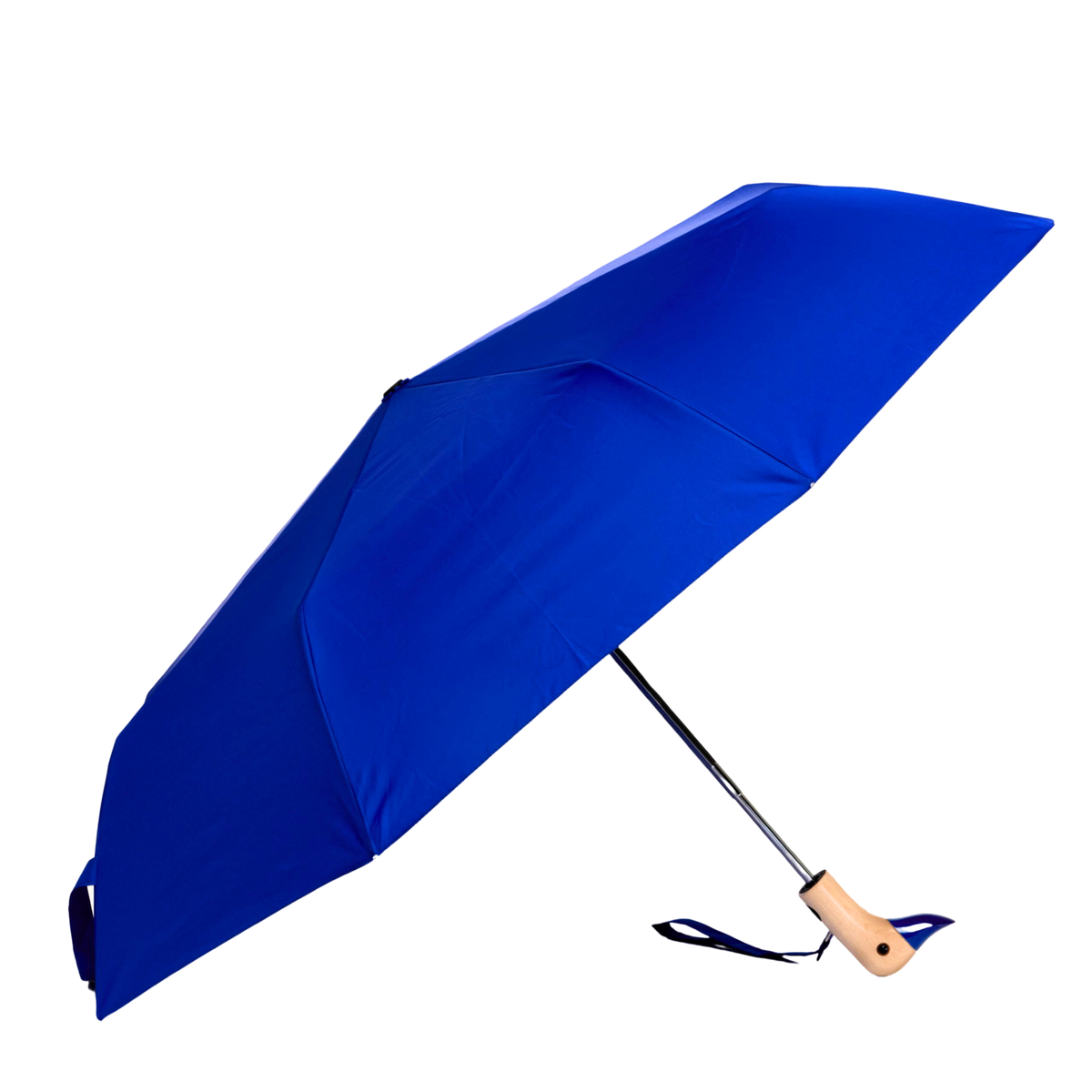 Umbrella Royal Blue Compact Eco-Friendly Wind Resistant
