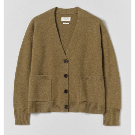 Cardigan Ffion Wool Golden Pear M