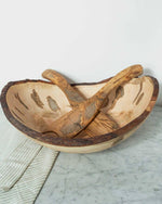 15" AMBROSIA MAPLE OVAL BOWL