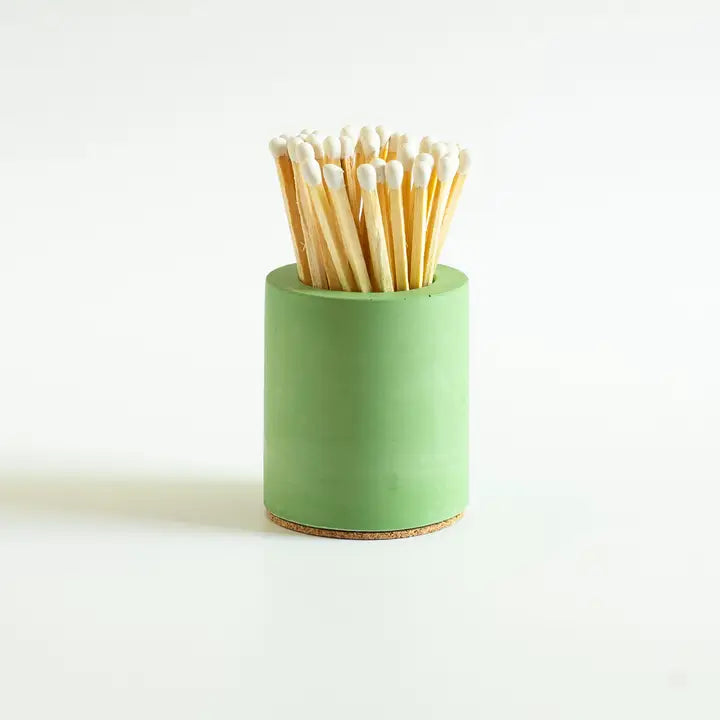 Match Striker Concrete Cylinder : Matcha