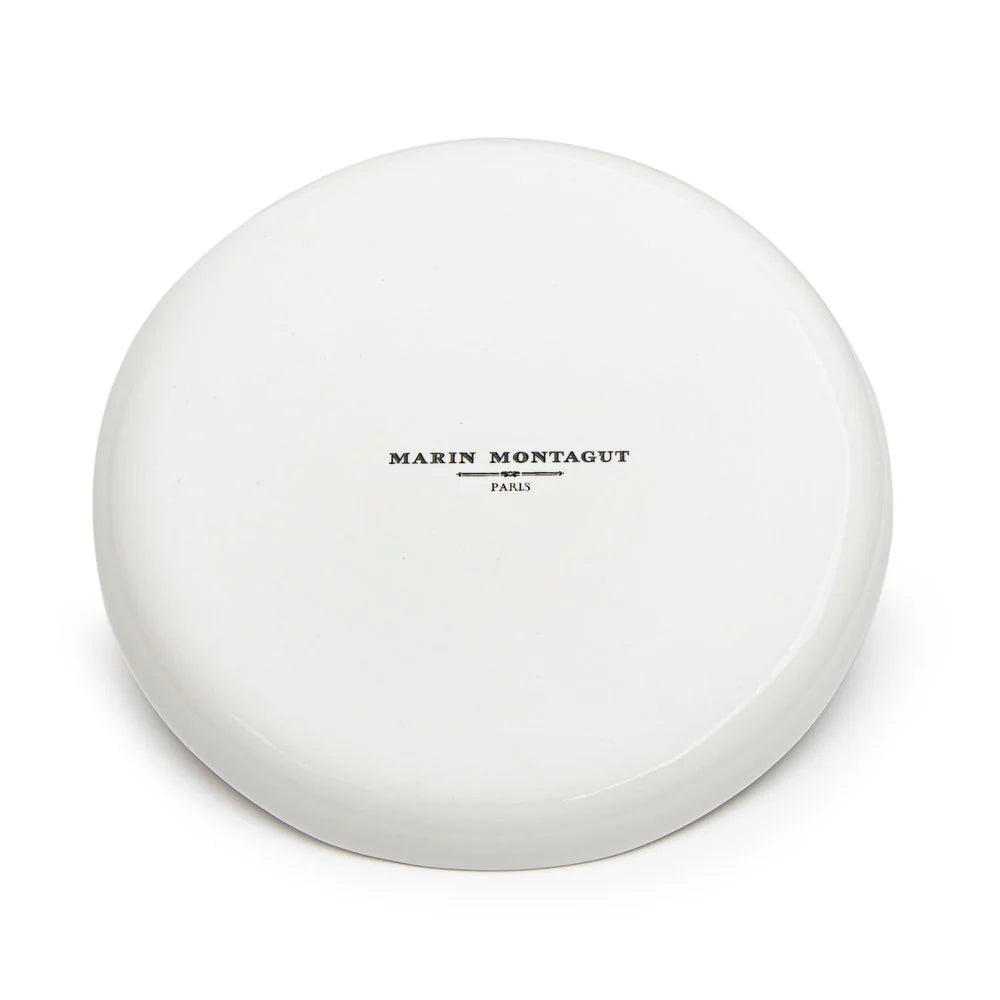 Back View of dessert Plate by Marin Montagut