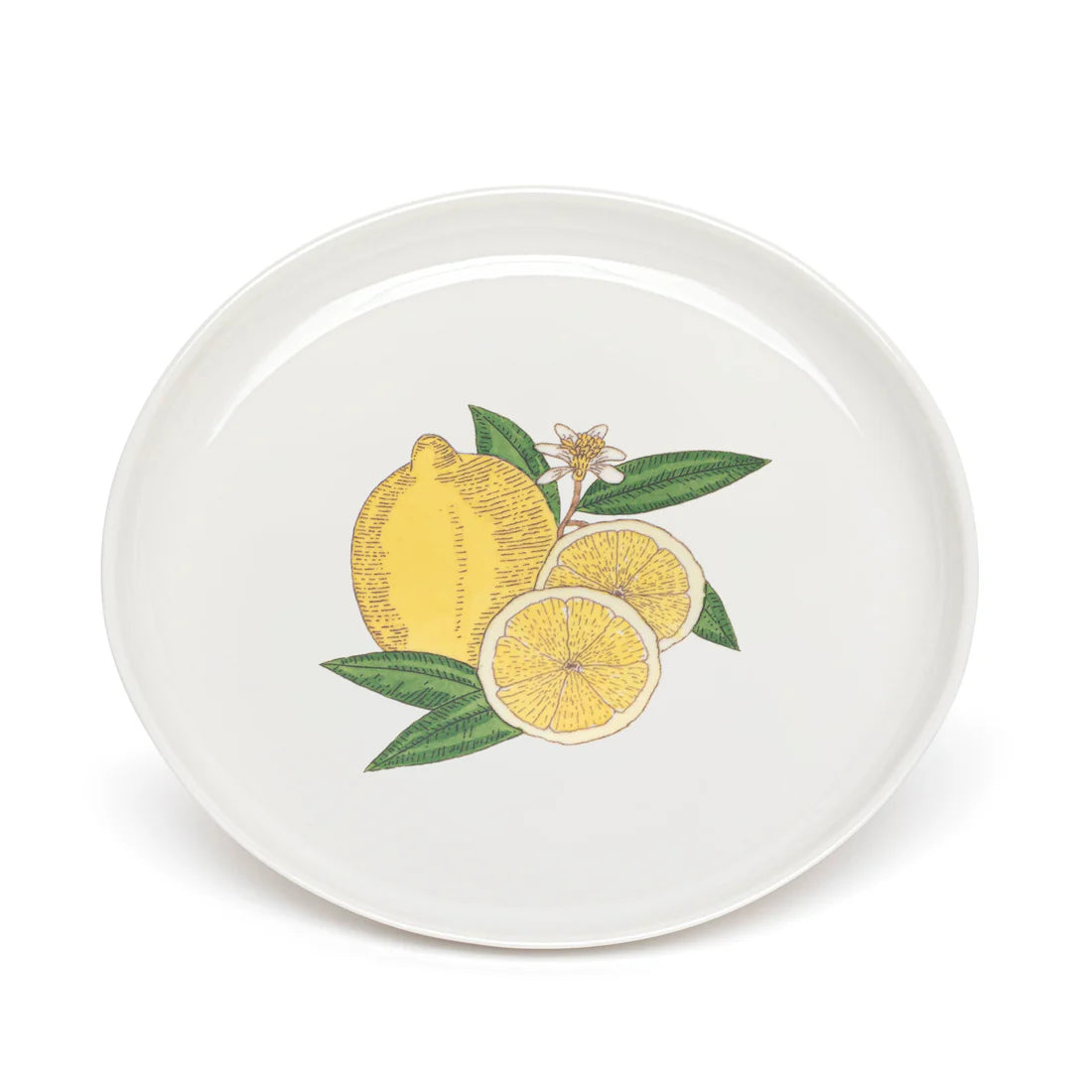 The Dessert Plate Lemon / Cirton by Marin Montagut offers the perfect way to enjoy a treat after a meal or during tea time. This versatile plate also works as a cheese plate.