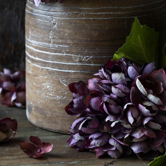 Artificial Hydrangea Damson