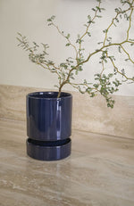 Pot Individual Box Set Hoff Glazed Sapphire 4.7"