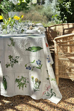 Tablecloth S&B x JD 'Botanical Tiles' linen