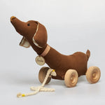 Heirloom Pull- Toy Brown dog
