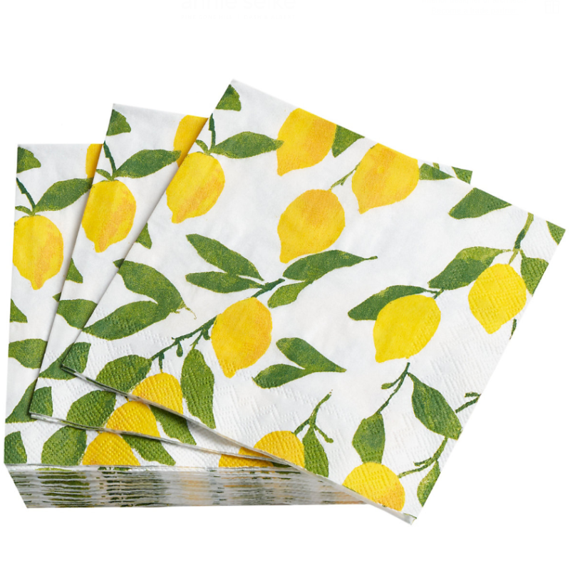 Lovely Lemons Cocktail Napkins