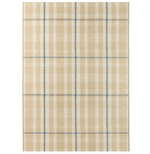 Washable Rug: Hallie Plaid Khaki