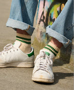 Socks Off Black/Ecru Ankle