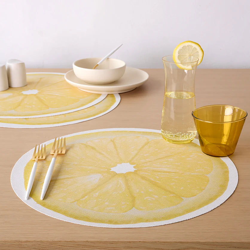 Placemat Citrus Round