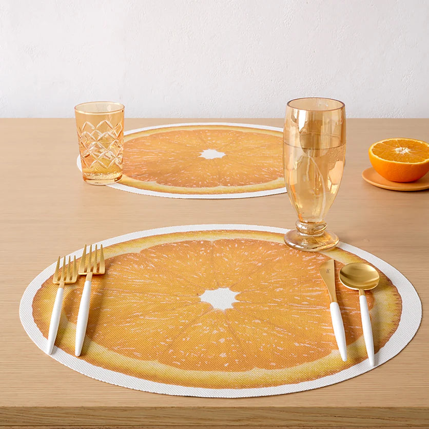 Placemat Citrus Round