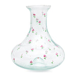 Hand Painted Decanter: Roses