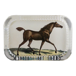 Paperweight John Derian: English Race Horse Rect.
