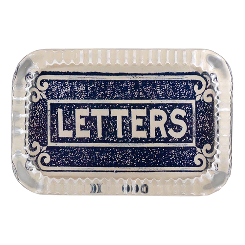 Paperweight John Derian: Letters No. 938 Rect.