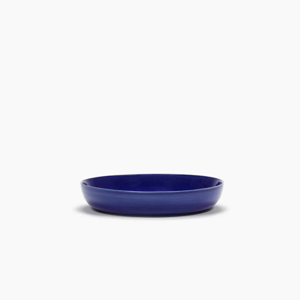 High Plate: Dark Blue - White Stripes