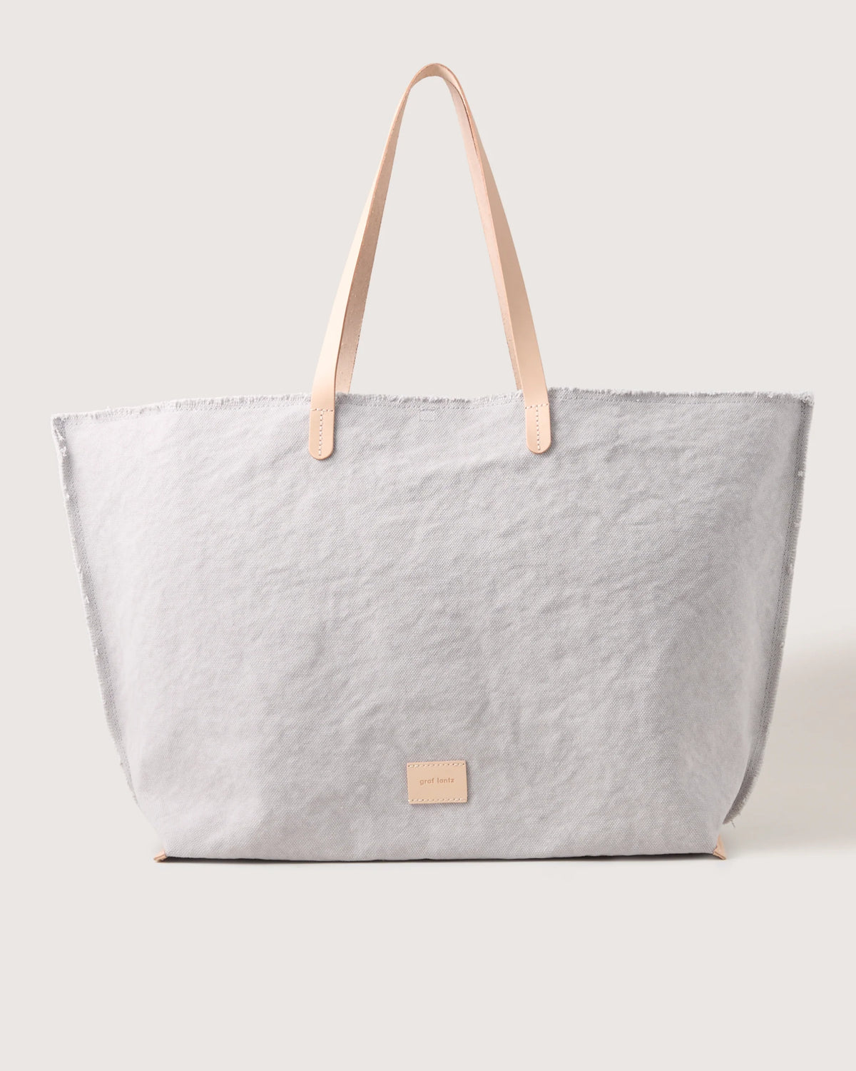 Bag Hana Canvas Boat Bag - Stone Vachetta
